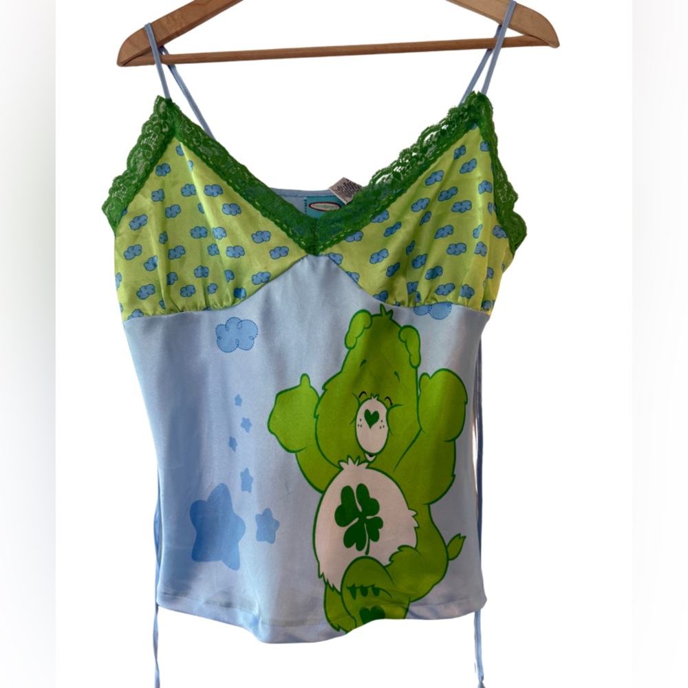 Y2K 🍀 Good Luck Bear Camisole Tank Top